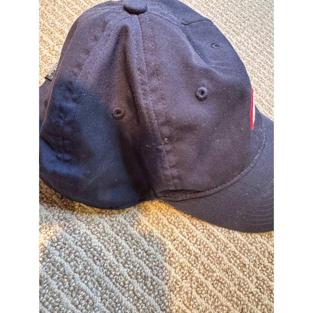 Titleist Golf Hat Navy‎ Blue USA American Flag Patch Adjustable Strapback Cap - Picture 4 of 7